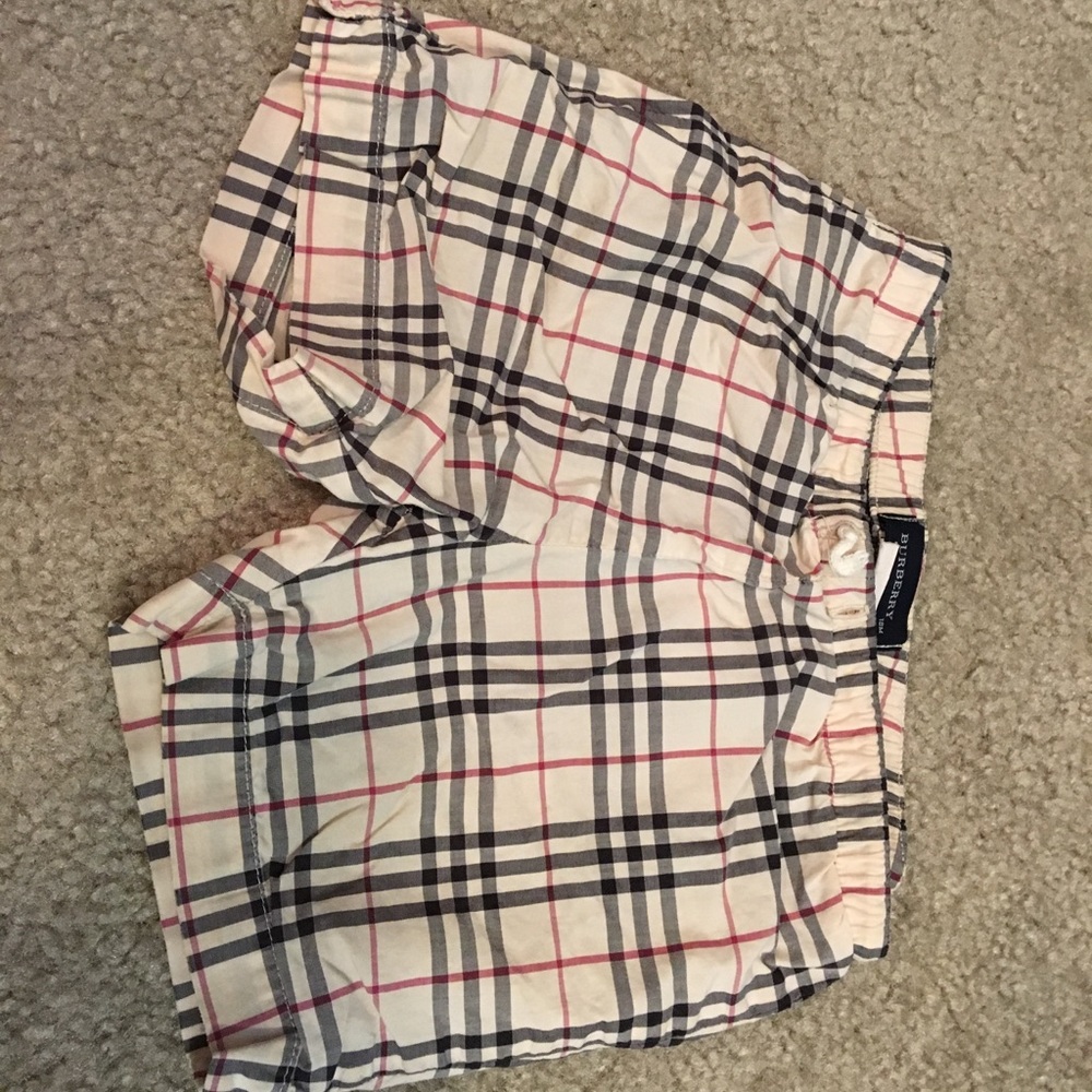 Burberry little kids shorts size 18 months